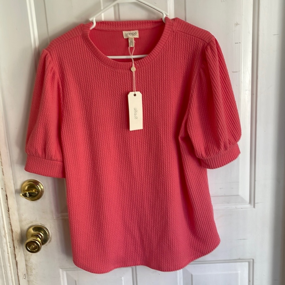 NWT BOUTIQUE PINK TOP
